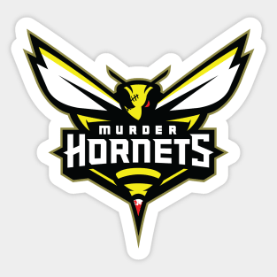 Murder Hornets Sports logo Sticker